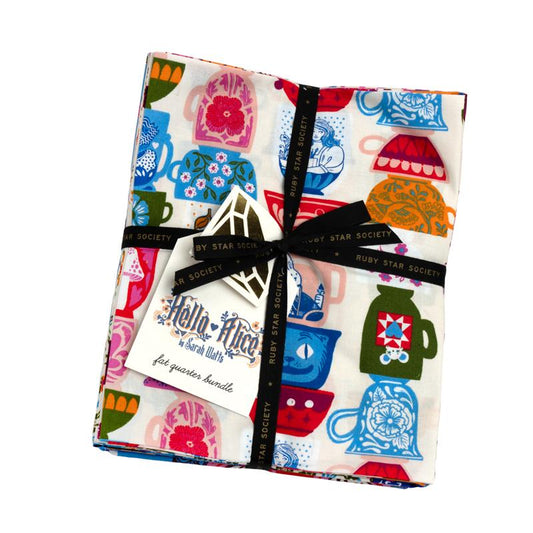 PREORDER ITEM - EXPECTED OCTOBER 2025: Hello Alice by Sarah Watts of Ruby Star Society Fat Quarter Bundle of 28 Prints + 1 Panel   RS2120FQ Bundle