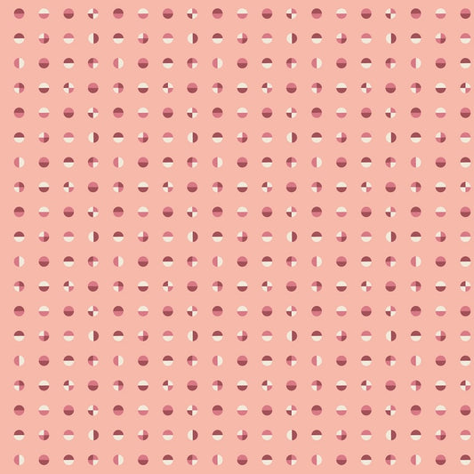 PREORDER ITEM EXPECTED IN JANUARY 2026: American Bold Organic by Frank Lloyd Wright Collection Flesh Pink    228696X Cotton Woven Fabric