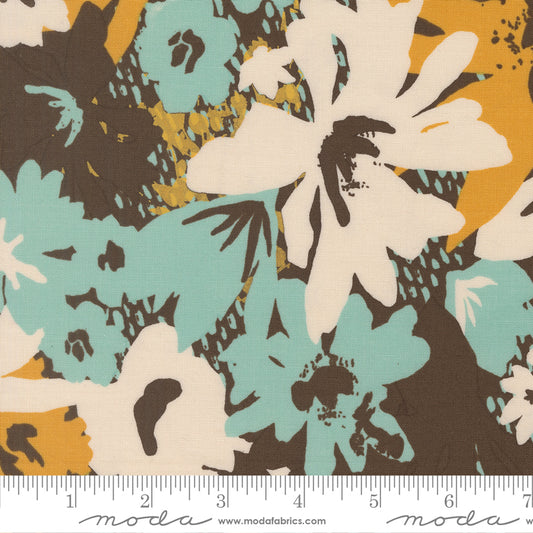 PREORDER ITEM EXPECTED IN JANUARY 2026: Boho Haven by Stephanie Sliwinski of Fancy That Design House Co Floral Image Walnut    45641.15 Cotton Woven Fabric