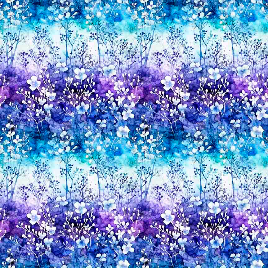 PREORDER ITEM - EXPECTED FEBRUARY 2025: Fantasia by Dan Morris Floral Ombre    30969X Cotton Woven Fabric