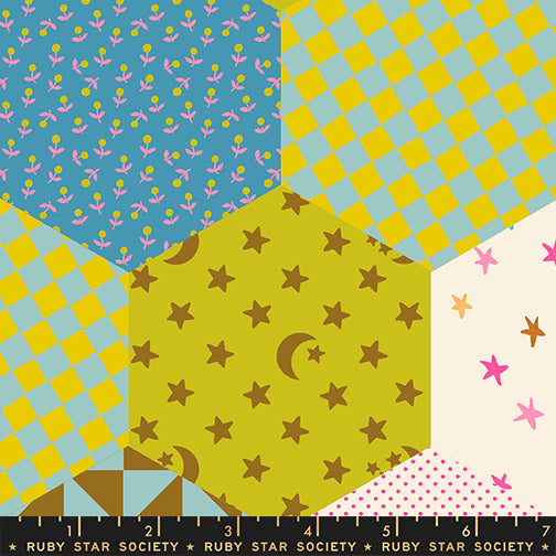 PREORDER ITEM - EXPECTED OCTOBER 2025: Catnap by Alexia Marcelle Abegg of Ruby Star Society Flower Garden Posy  108” Wideback  RS4138.13