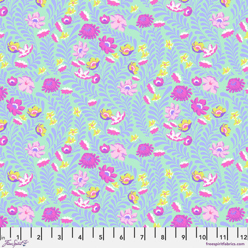 PREORDER ITEM - EXPECTED OCTOBER 2024: Untamed by Tula Pink Flowerfield Cosmic    PWTP243.COSMIC Cotton Woven Fabric