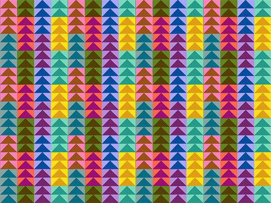 Piecework by Anna Maria Textiles Flying Geese Schoolhouse AMT110-23L Cotton Woven Fabric