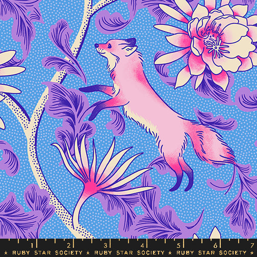 Glow Garden by Sarah Watts of Ruby Star Society Fox Bloom LIndley Bloom    RS2112.12 Cotton Woven Fabric