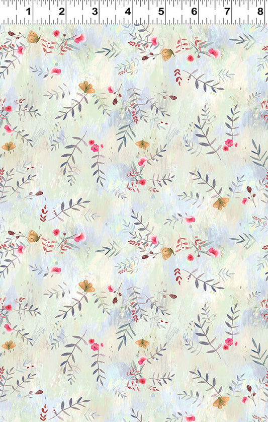 Serenity Digital by Kendra Bunney Fronds Light Mint Y4316-109 Cotton Woven Fabric