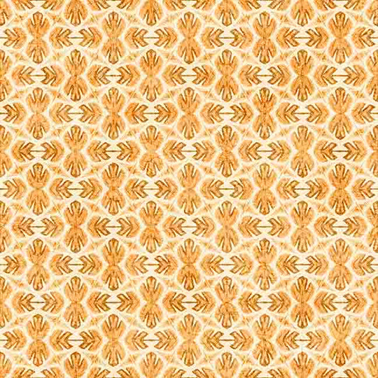 Bigfoot by Morris Creative Group Geometric Orange    30997O Cotton Woven Fabric