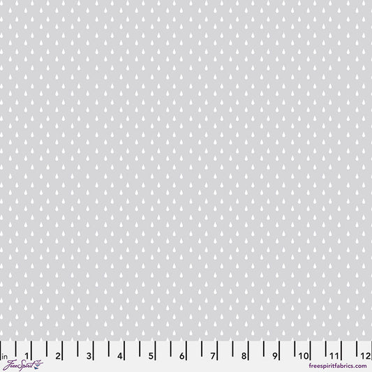 Tula Pink’s New True Colors 2025 Ghost Droplettes Whisper    PWTP252.WHISPER Cotton Woven Fabric