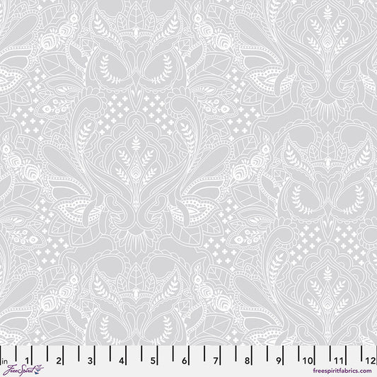 PREORDER ITEM - EXPECTED APRIL:  Tula Pink’s New True Colors 2025 Ghost Owl Whisper    PWTP250.WHISPER Cotton Woven Fabric