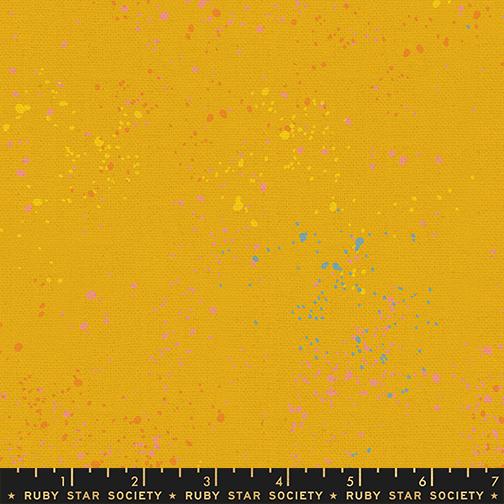 PREORDER ITEM - EXPECTED January 2025: Speckled Canvas by Rashida Coleman Hale of Ruby Star Society Goldenrod    RS1117.112L Canvas