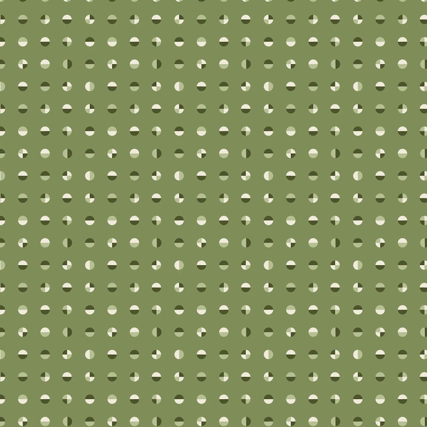 PREORDER ITEM EXPECTED IN JANUARY 2026: American Bold Organic by Frank Lloyd Wright Collection Green Olive    228695X Cotton Woven Fabric