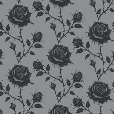 Preorder May 2026: Simply Wicked Roses 401982D-Gray by Deb Grogan