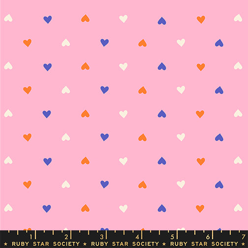 Best Day Ever by Melody Miller of Ruby Star Society Hearts Posy RS0091.19 Cotton Woven Fabric