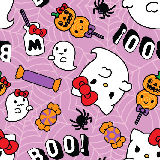 Licensed Seasonal Hello Kitty Halloween Boo 77972-A620710 Cotton Woven Fabric