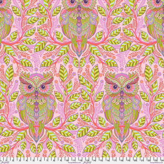 PREORDER ITEM - EXPECTED APRIL: Tula Pink’s Full Moon Forest II Hootie Patootie Honey    PWTP244.HONEY Cotton Woven Fabric