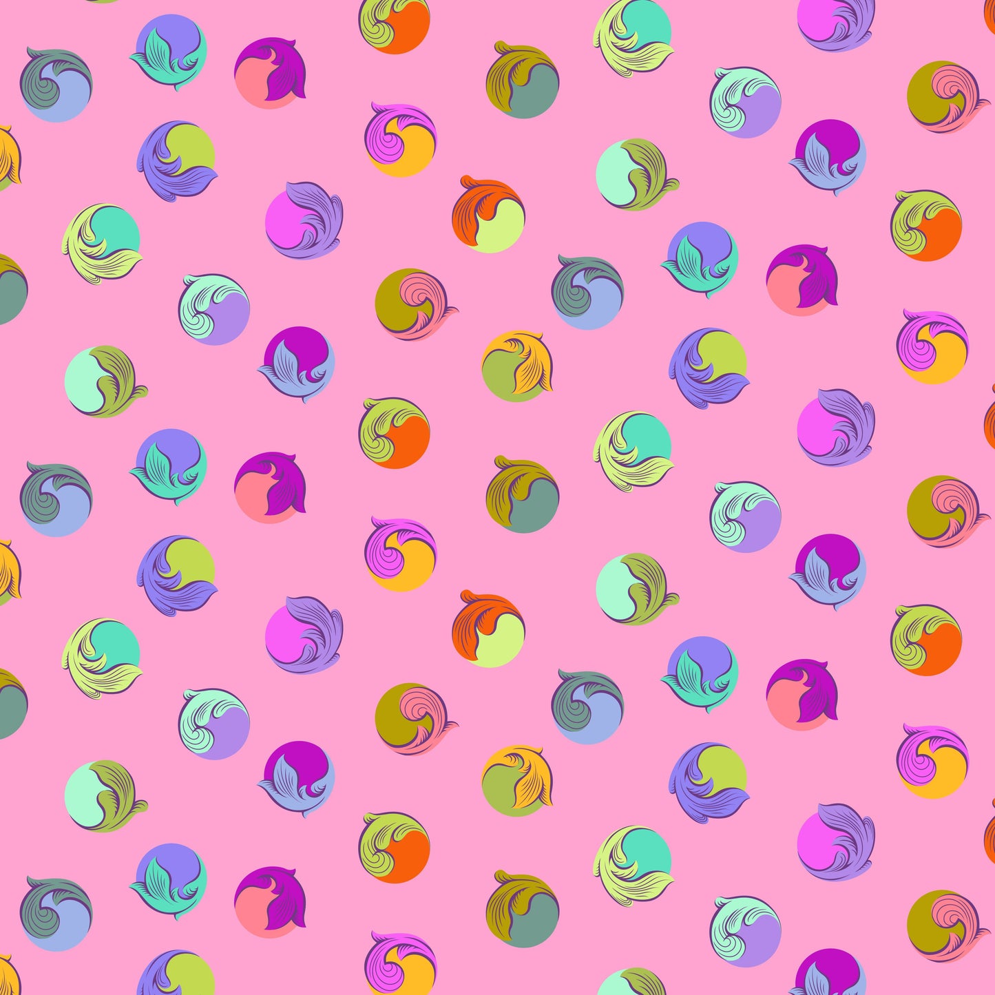 Preorder October 2026: Legendary Lawn Tula Pink Gumdrop CLTP004.Wildorchid Fabric