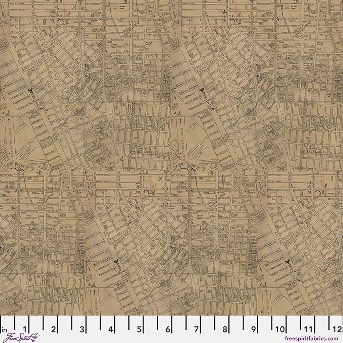 Preorder April 2026: Palette Canvas Cloth Neutral Map Canvas  CCTH024.NEUTRAL by Tim Holtz
