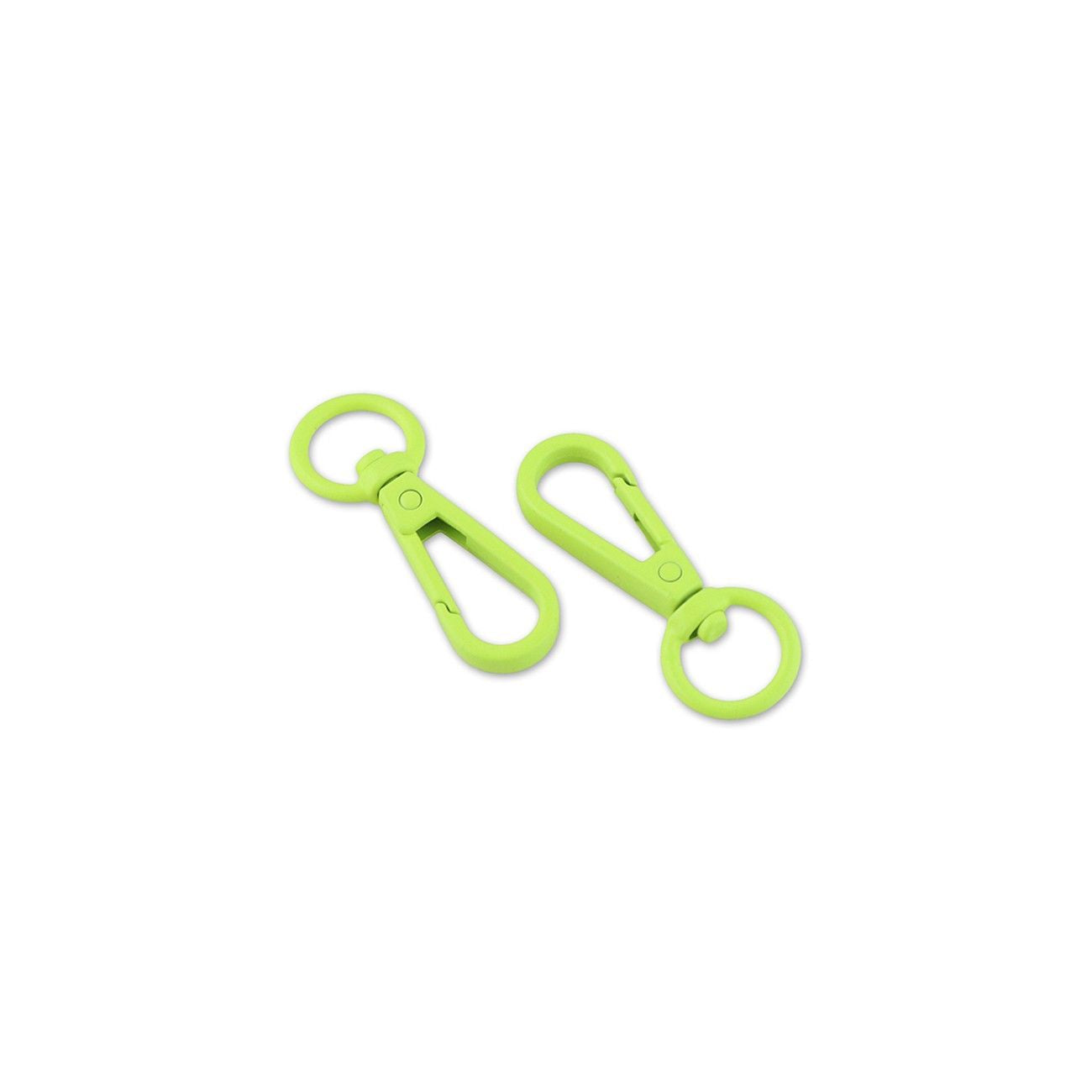 Preorder November 2026: Tula Pink Sallie Tomato: Two Neon Yellow 1/2" Swivel Hooks STS160NY