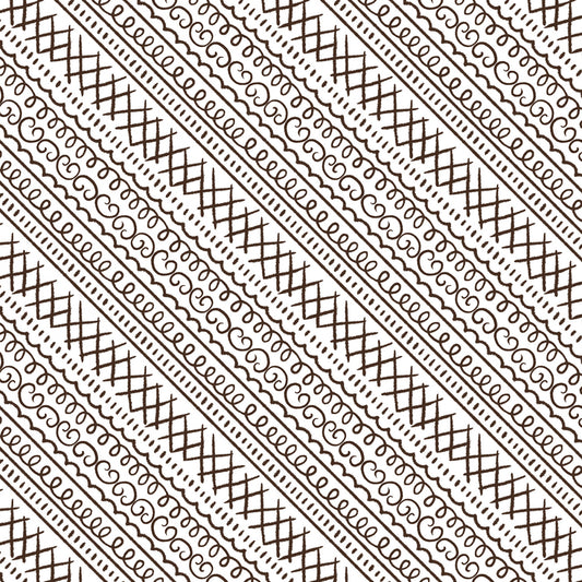 PREORDER ITEM: Baking Up Joy by Danielle Leone Icing Stripe White    27710-121 Cotton Woven Fabric