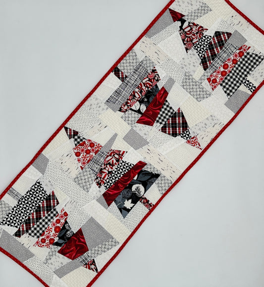 Crazy Christmas Trees Fabric Kit Includes Pattern by Karla Alexander of Cut Loose Press