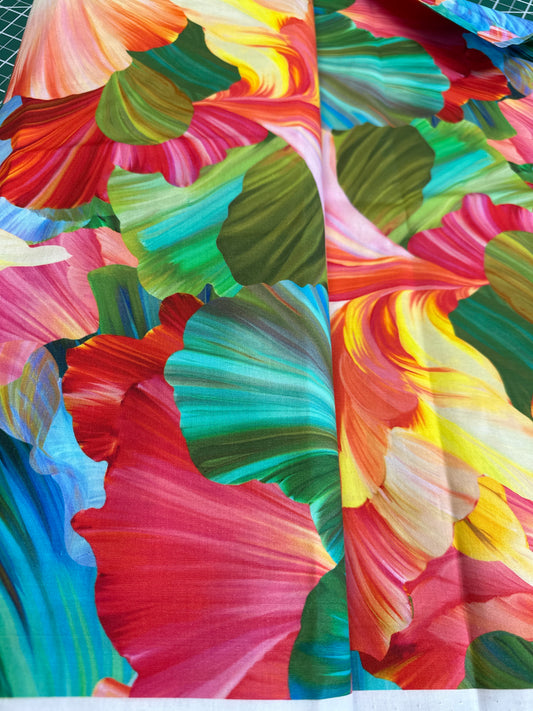 Flora Fantasia Digital Boutique Petals FLOF3060MU Cotton Woven Fabric