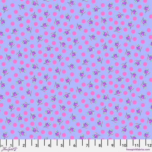 Untamed by Tula Pink Impending Bloom Cosmic PWTP239.COSMIC Cotton Woven Fabric