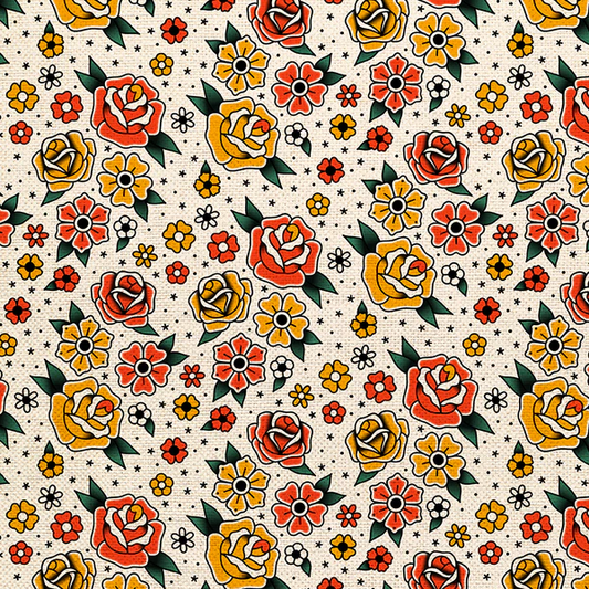 Timeless Tattoos Flower Tattoos White 36025905 White Canvas