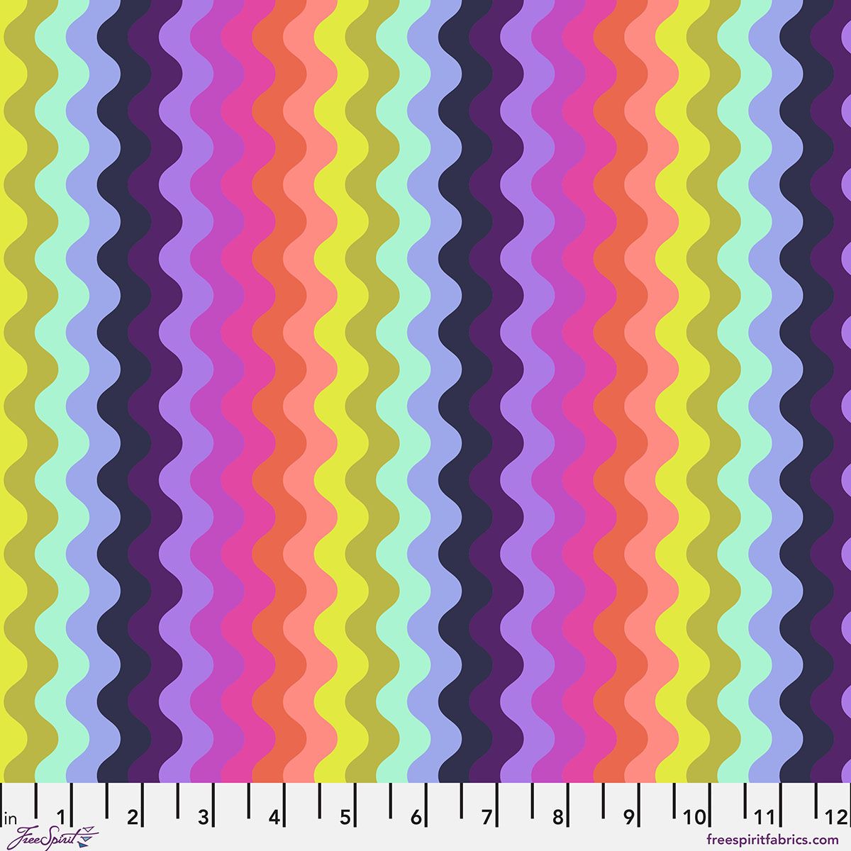 Floral Reef Wave Rider Deepdive PWTP272 Fabric by Tula Pink