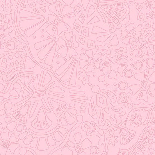 Preorder September 2026: Color Camp Bloom Glass Veil Lighter Strawberry 10426-E by Alison Glass