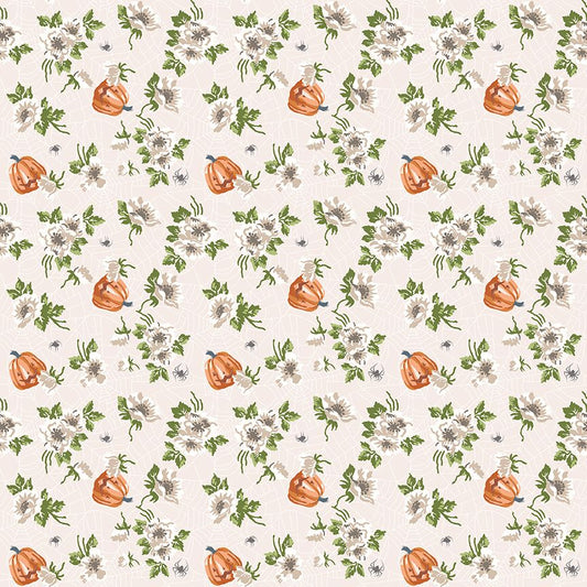 Preorder Apr 2027: Cobweb Cottage Mums and Pumpkins Champagne Pink C19081-CHAMPAGNEPINK
