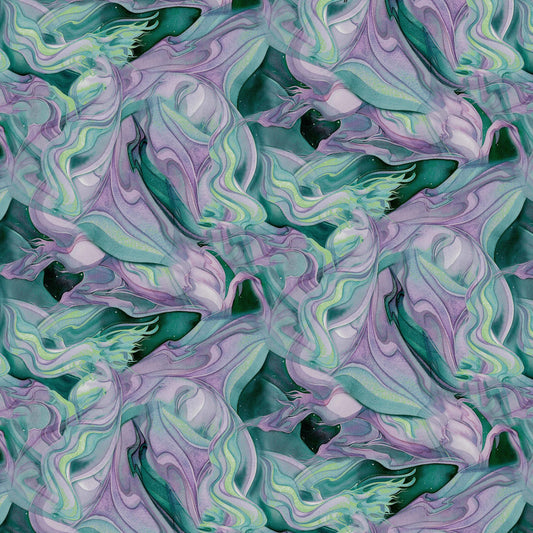 PREORDER ITEM-EXPECTED FEBRUARY 2026: Mystic Dragon by Jody Bergsma Mystic Sky DDC12585 Jade Cotton Woven Fabric