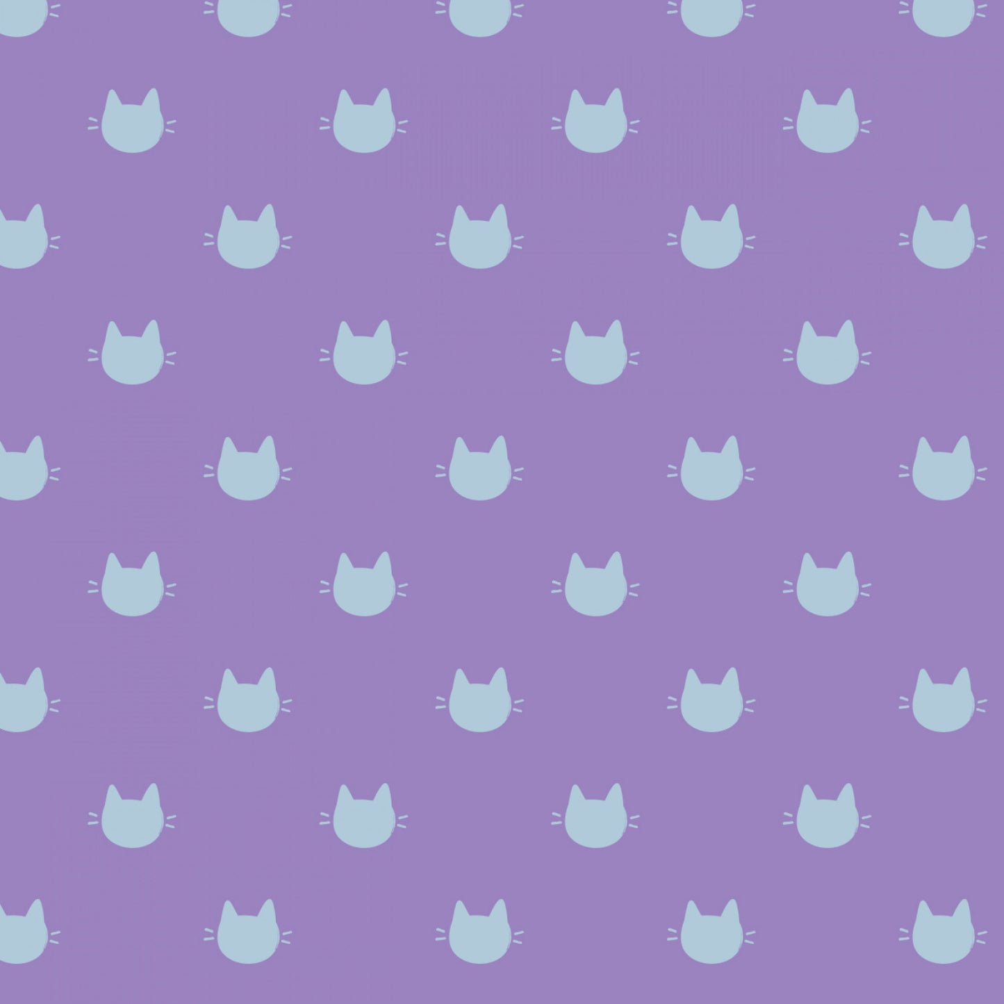 PREORDER ITEM - EXPECTED FEBRUARY 2025: Litter-ary Cats by Planey Cat Kitty Dots Purple    21170105-05 Cotton Woven Fabric