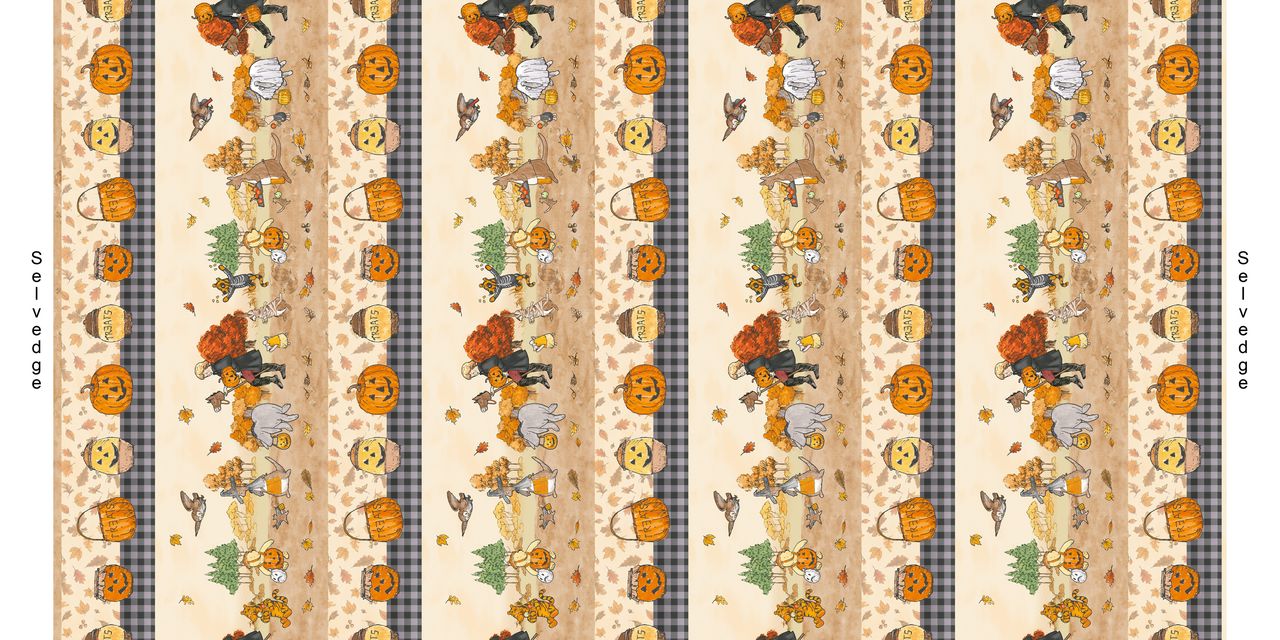 Preorder June 2026: Haunted Acre Wood Stripe Yellow 9140-44 by W. A. Dodge