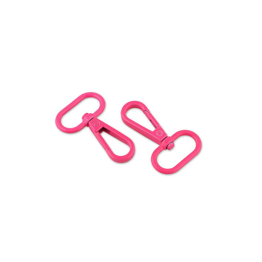 Preorder November 2026: Tula Pink Sallie Tomato: Two Neon Pink 1" Swivel Hooks STS139NP