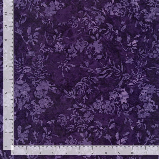 Tonga Paradise Batik Lakehouse  Grape   TONGA-B6750 Cotton Woven Fabric