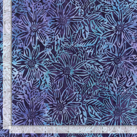 Tonga Paradise Batik Large Floral Dream TONGA-B2979 Cotton Woven Fabric