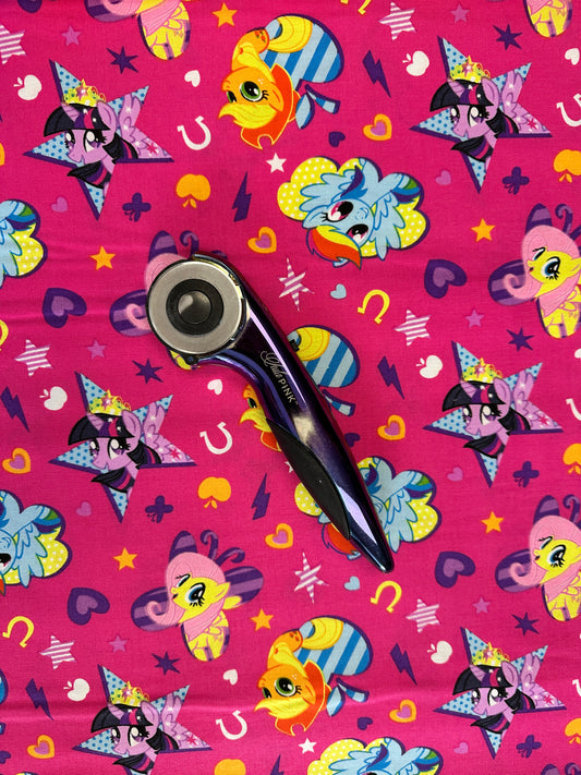 Licensed My Little Pony Pony Cutie Toss Pink    887816159944 Cotton Woven Fabric