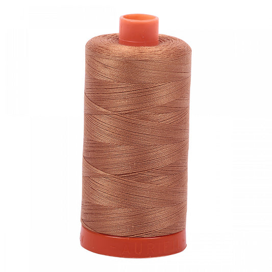 Mako Cotton Thread Solid 50wt 1422 yard spool Light Cinnamon   A1050-2335