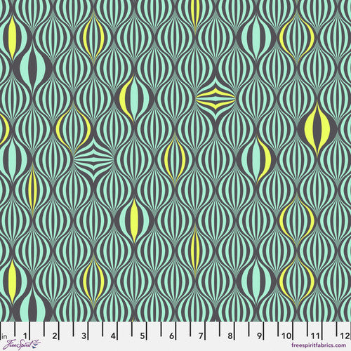 Untamed by Tula Pink Light the Way Moonbeam PWTP241.MOONBEAM Cotton Woven Fabric