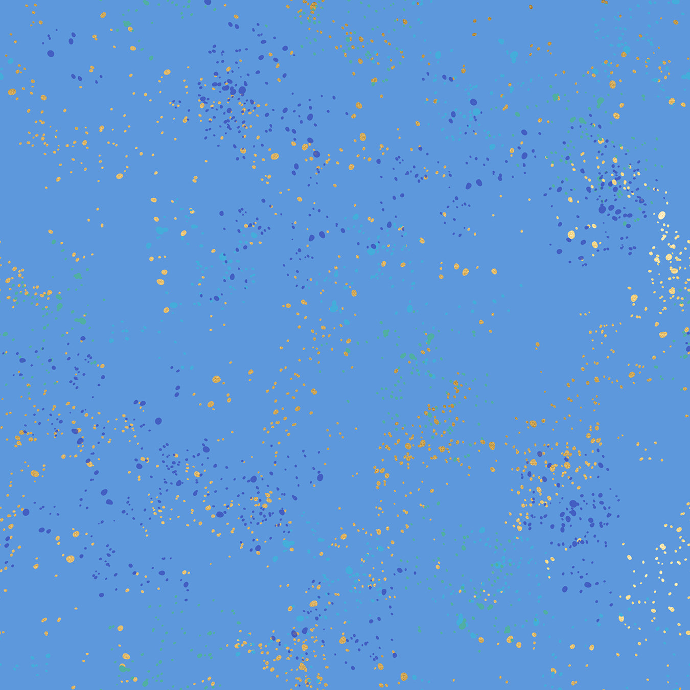 Speckled by Rashida Coleman of Ruby Star Society Lindley Blue Metallic    5027.127M Cotton Woven Fabric