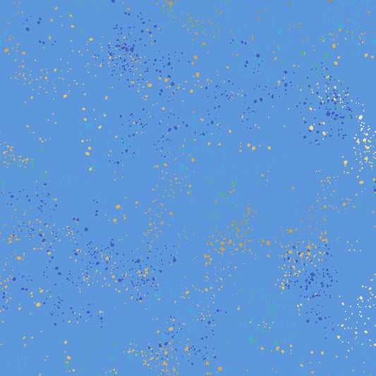 Speckled by Rashida Coleman of Ruby Star Society Lindley Blue Metallic    5027.127M Cotton Woven Fabric