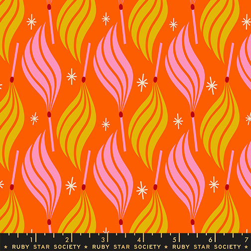 PREORDER ITEM EXPECTED IN FEBRUARY 2026: Trinketry by Melody Miller of Ruby Star Society Lit Goldfish    RS0113.16 Cotton Woven Fabric