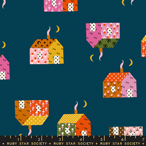 PREORDER ITEM EXPECTED IN MARCH 2026: Mystic Fable by Alexia Marcelle Abegg of Ruby Star Society Little House Galaxy    RS4146.13. Cotton Woven Fabric