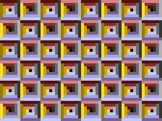 Piecework by Anna Maria Textiles Log Cabin Woods AMT115-93V Cotton Woven Fabric