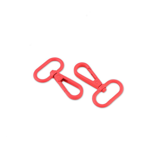 Preorder November 2026: Tula Pink Sallie Tomato: Two Neon Coral 1" Swivel Hooks STS139NC