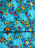 Pavilion Packed Butterflies Pavilion C6325 Blue