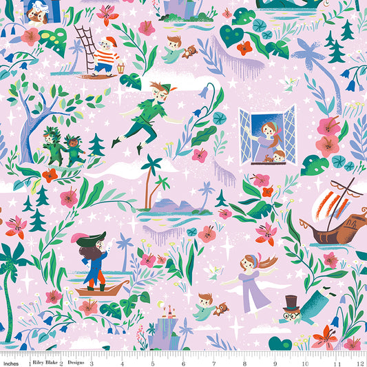 PREORDER ITEM - EXPECTED MARCH 2025: Forever Neverland by Jill Howarth Main Princess    C15900-PRINCESS Cotton Woven Fabric