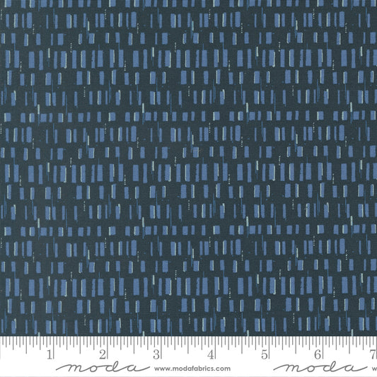 PREORDER ITEM EXPECTED IN JANUARY 2026: Boho Haven by Stephanie Sliwinski of Fancy That Design House Co Makers Mark Deep Sea    45645.18 Cotton Woven Fabric