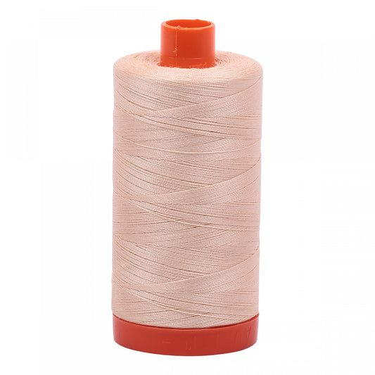 Mako Cotton Thread Solid 50wt 1422 yard spool Pale Flesh   A1050-2315