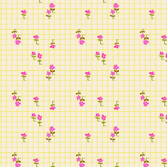 Preorder April 2027: Boat Race Trellis Yellow 55609D-21 by Heather Ross