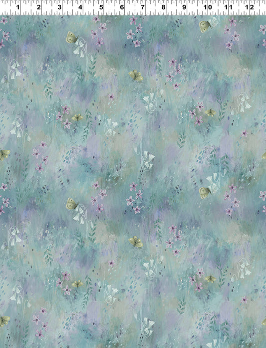 Serenity Digital by Kendra Bunney Meadow Light Sky Y4314-97 Cotton Woven Fabric